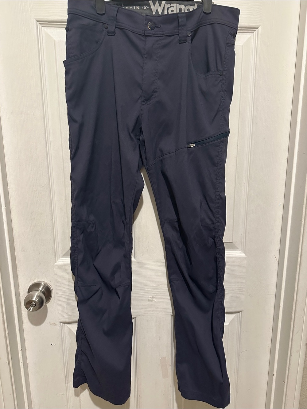 Wrangler Men's Navy Outdoor Cargo Pants